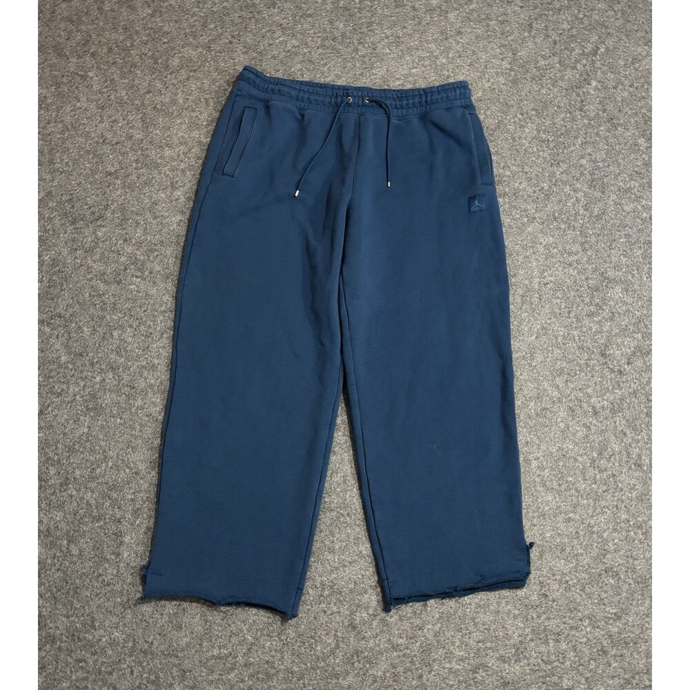 Nike Air Jordan Flight Fleece Sweatpants Women’s Size XL Blue Loose Fit